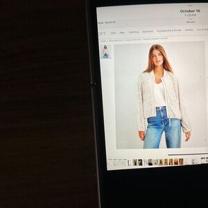 Sequin bomber jacket by Loft